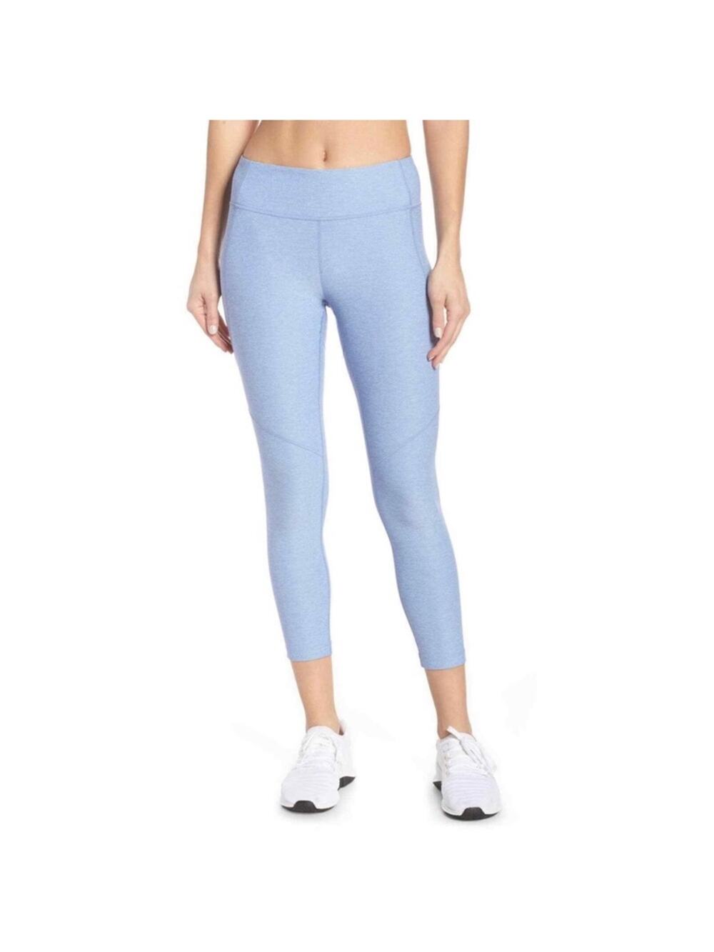 Outdoor Voices Warm Up Cropped Leggings light blue spacedye